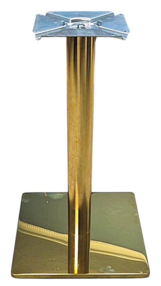 Gold Kaplama Kare Masa Ayağı 40×40