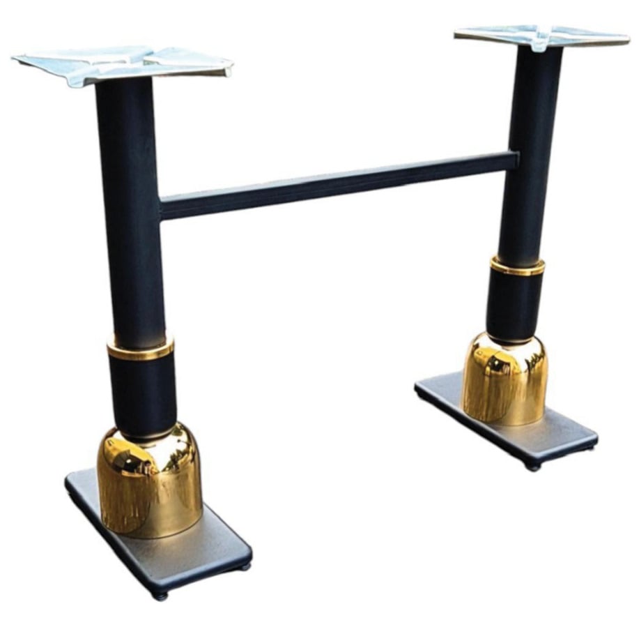 Gold Süslü İkili Döküm Masa Ayağı 20×40
