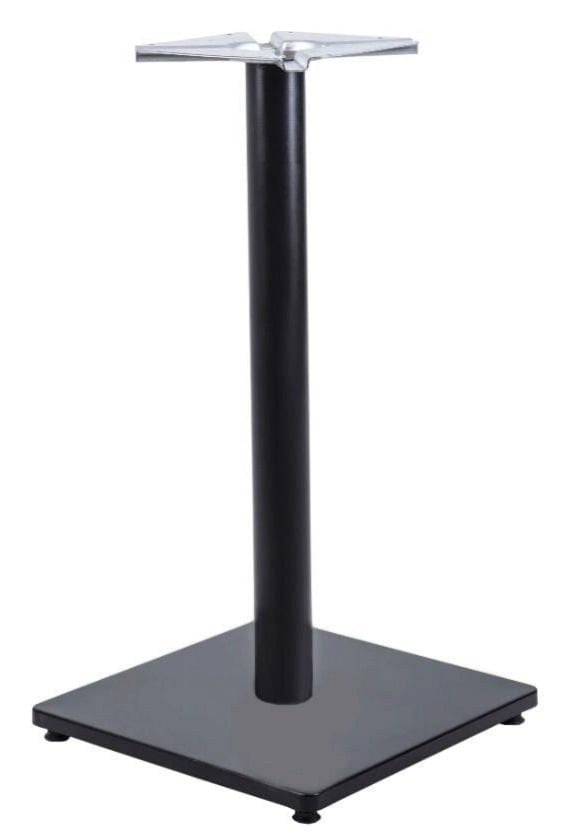 Kare Tabanlı Döküm Masa Ayağı 40×40, Ø60 Boru