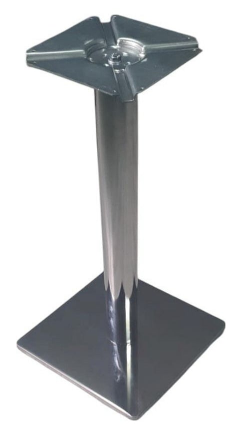 Krom Paslanmaz Kare Masa Ayağı 40×40